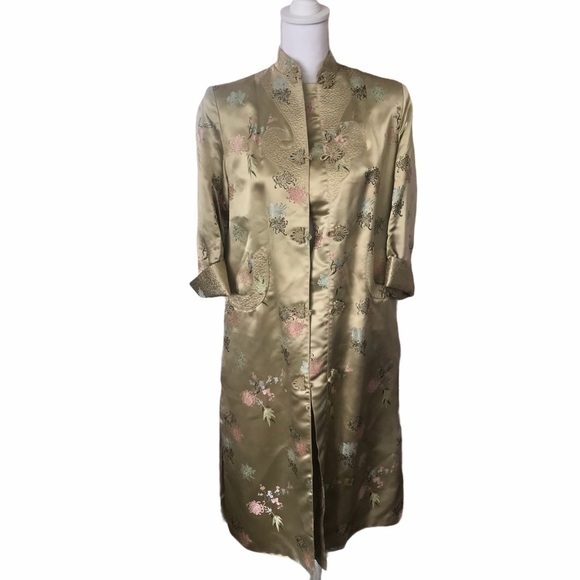 Peony Brand Shanghai China Vintage Silk Kimono 34 - Picture 9 of 11